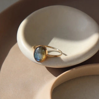 Token Jewelry Labradorite Ring