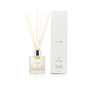 DefineMe Crystal Infused Reed Diffuser Rami - Clear Quartz