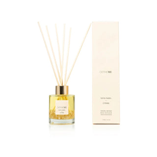 DefineMe Crystal Infused Reed Diffuser Sofia Isabel - Citrine