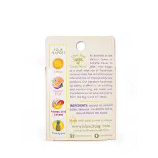Island Soap Co. Lip Balm Stick Sample Pack