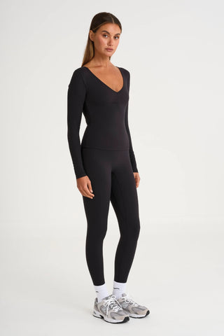 AllFenix Cloudcore Lite Ruched V-neck Long Sleeve