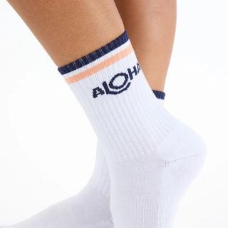Aloha Collectioin ALOHA Stripes Crew Socks