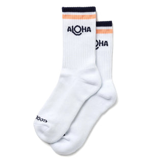 Aloha Collectioin ALOHA Stripes Crew Socks