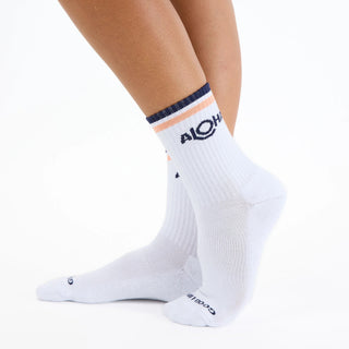 Aloha Collectioin ALOHA Stripes Crew Socks