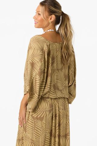 O'Neill Anna Printed Reversible Cover-Up Top
