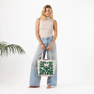 Aloha Collection Applique Reversible Tote