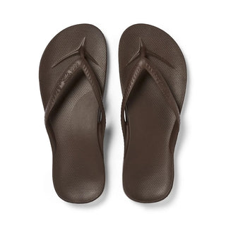 Archie's Brown Support Flip Flops