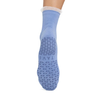 TAVI Aria Tulle Ruffle Grip Socks
