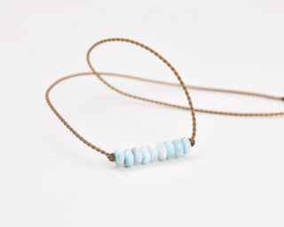 Tula Blue Bohemian Necklace-1190-Larimar