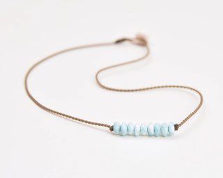 Tula Blue Bohemian Necklace-1190-Larimar