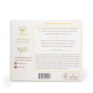Island Soap Co. Botanical Lotion Sample Pack