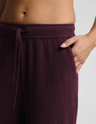 Beyond Yoga Breathe Easy Ribbed Wide Leg Pant