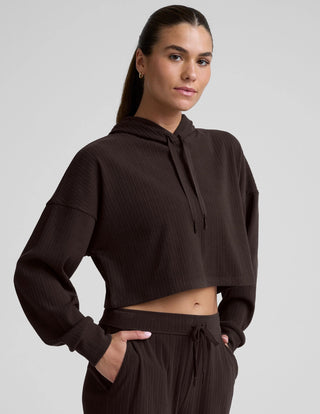 Beyond Yoga Breathe Easy Ribbed Hoodie