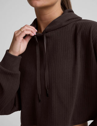 Beyond Yoga Breathe Easy Ribbed Hoodie