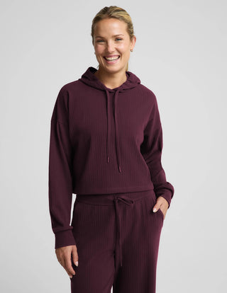 Beyond Yoga Breathe Easy Ribbed Hoodie