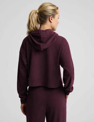 Beyond Yoga Breathe Easy Ribbed Hoodie