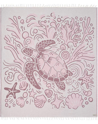Sand Cloud Coral Turtle X-Large Towel