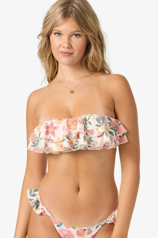 O'Neill Camellia Floral Diaz Bandeau Top