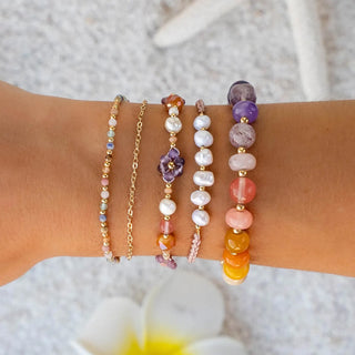 Lotus & Luna Chase Sunsets Statement Healing Bracelet