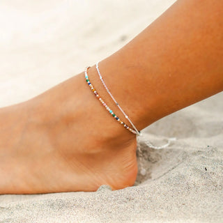 Lotus & Luna Circles in the Sand Anklet