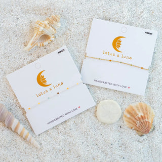 Lotus & Luna Circles in the Sand Anklet