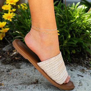 Lotus & Luna Circles in the Sand Anklet