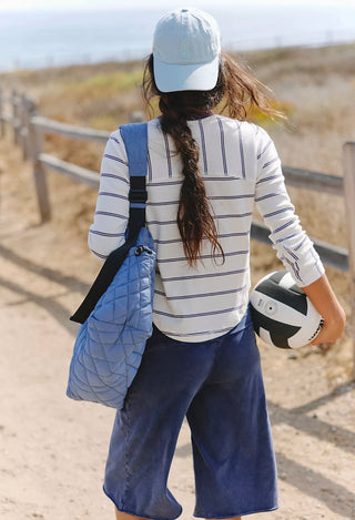 FP Movement Cool Down Striped Crew