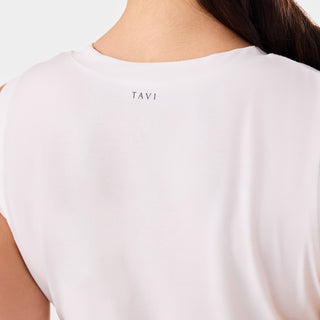 TAVI TaviLuxe® Crop Side Tie Tank