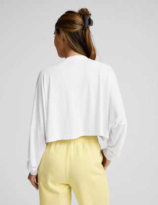 Beyond Yoga Studio Luxe Cropped Long Sleeve Tee