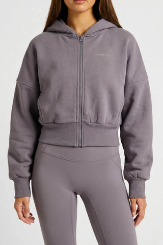 ALLFENIX Cropped Zip Hoodie