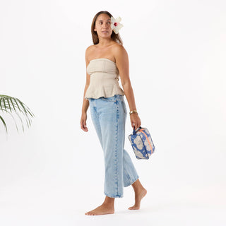 Aloha Collection Salina Tiny Stripe Dopp Kit