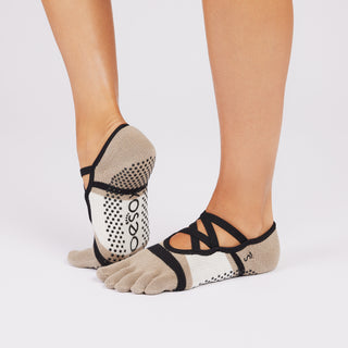 ToeSox Grip Full Toe Elle Socks
