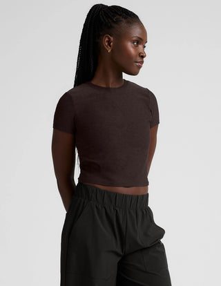 Beyond Yoga Featherweight Cropped Tee - Seasonal