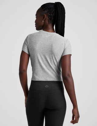 Beyond Yoga Featherweight Cropped Tee - Core
