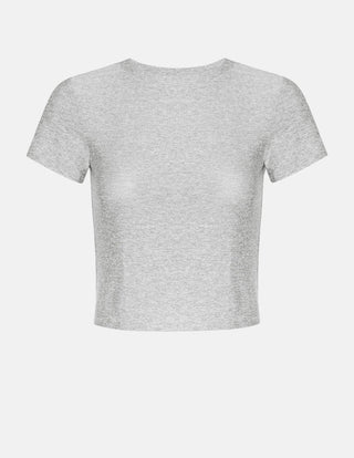 Beyond Yoga Featherweight Cropped Tee - Core