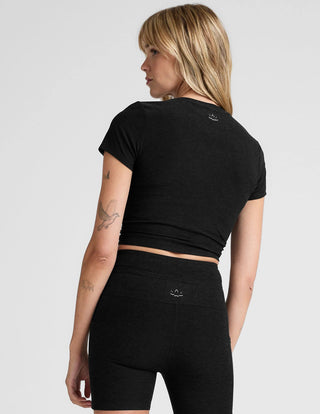 Beyond Yoga Featherweight Cropped Tee - Core