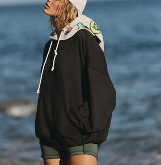 Free People Movement Final Call Patch Hoodie