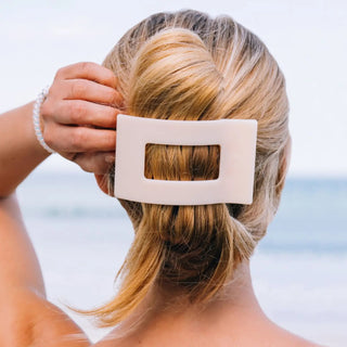 Teleties Flat Rectangle Hair Clip | Large