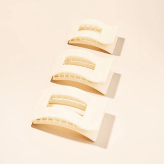 Teleties Flat Rectangle Hair Clip | Large