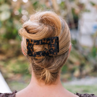Teleties Flat Rectangle Hair Clip | Large