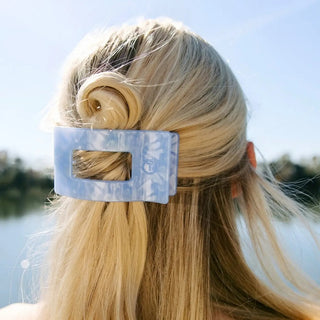 Teleties Flat Rectangle Hair Clip | Medium