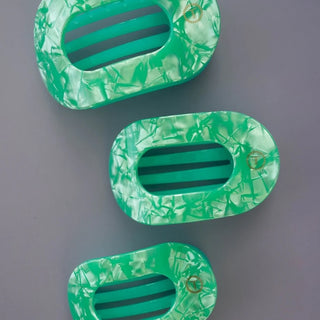 Teleties Round Flat Hair Clip | Small