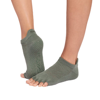 ToeSox Half Toe Low Rise Grip Socks
