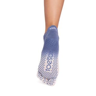 ToeSox Grip Full Toe Low Rise Socks