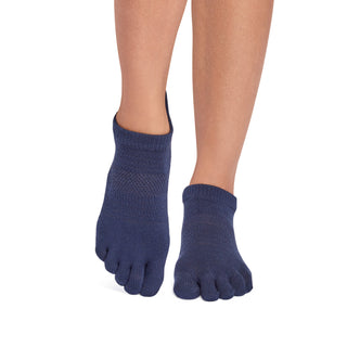 ToeSox Grip Full Toe Low Rise Socks