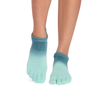 ToeSox Grip Full Toe Low Rise Socks