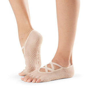 ToeSox Half Toe Elle Grip Socks