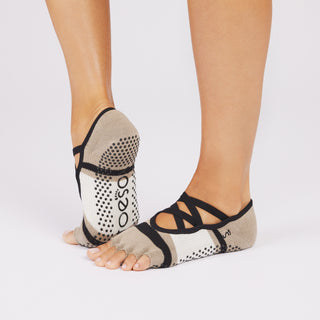 ToeSox Half Toe Elle Grip Socks