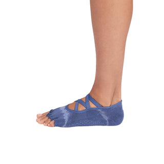ToeSox Half Toe Ultra Fine Knit Elle Grip Socks