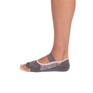 ToeSox Half Toe Ultra Fine Knit Mia Grip Socks